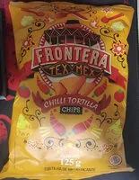 Mängden socker i Tortilha Chips De Milho Picante Frontera Tex Mex Pacote 125g