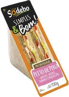 Mängden socker i Sanduíche Resfriado Integral Peito De Peru Sodebo Simples Bom Bandeja 150g