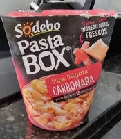 Mängden socker i Pasta Box Pipe Rigate Carbonara
