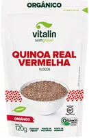 Mängden socker i Quinoa Real Vermelha Em Flocos Orgânica Sem Glúten Vitalin Pouch 200g