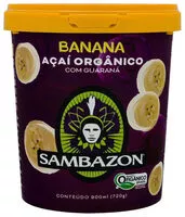 Mängden socker i Açaí Com Guaraná Orgânico Banana Sambazon Pote 900ml