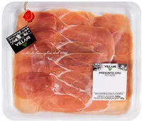 Mängden socker i Presunto Cru Fatiado Villani 100g