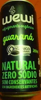 Mängden socker i Guarana Natural zero sodio sem co conservantes sem ingredientes artificials