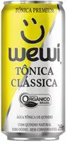 Mängden socker i água Tônica Clássica Orgânica Zero Sódio Wewi Premium Lata 269ml