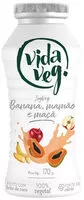 Mängden socker i Iogurte Vegetal Banana, Mamão E Maçã Vida Veg Iogveg Frasco 170g