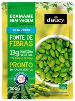 Mängden socker i Edamame Sem Vagem Congelado Daucy Pacote 300g