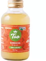 Mängden socker i Kombucha Orgânica Limão E Cúrcuma Tao Classic Garrafa 350ml