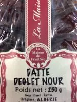 Mängden socker i Datte Deglet Nour