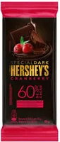 Mängden socker i Chocolate Amargo 60 Cacau Cranberry Hersheys Special Dark Pacote 85g