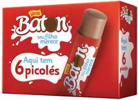 Mängden socker i Pack Picolé Baton Garoto Caixa 270g 6 Unidades