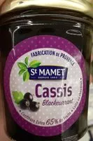 Mängden socker i Cassis confiture