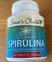 Mängden socker i Organic Spirulina