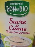 Mängden socker i Sucre de canne blond en poudre