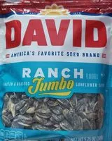 Mängden socker i Jumbo Ranch Sunflower Seeds