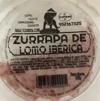 Mängden socker i Zurrapa de lomo iberica