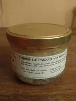 Mängden socker i Terrine de canard aux pistaches