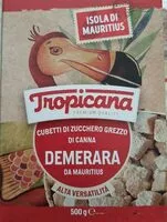 Mängden socker i Cubetti di zucchero grezzo di canna