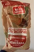 Mängden socker i Zucchero grezzo di canna