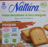 Mängden socker i Fette biscottate di farro integrale