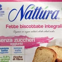 Mängden socker i Fette biscottate integrali bio
