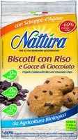 Mängden socker i Biscotti Con Riso E Gocce Di Cioccolato Bio GR. 250 - Nattura