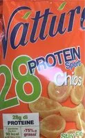Mängden socker i Natura 28 protein sport chips