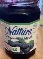 Mängden socker i Composto di mirtilli