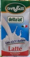 Mängden socker i Latte TreValli scremato
