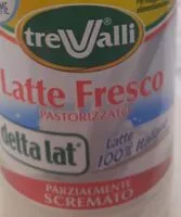 Mängden socker i Latte fresco tre Valli