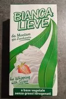 Mängden socker i Bianca Lieve - Panna da montare