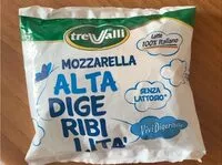 Mängden socker i Mozzarella alta figeribilità