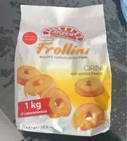 Mängden socker i Frollini