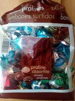 Mängden socker i Bombones surtidos