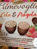Mängden socker i Primevaglie cola e cioccolato