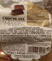 Mängden socker i Cioccolatini assortiti