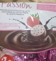 Mängden socker i Pralinés de chocolate con leche con fresa