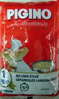 Mängden socker i Riz long étuvé Pigino