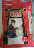 Mängden socker i Riso per sushi