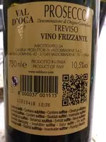 Mängden socker i Prosecco