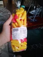 Mängden socker i caramelle gommose fragole - banane