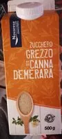 Mängden socker i Zucchero grezzo di canna