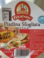 Mängden socker i Piadina sfogliata sottile