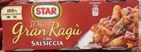 Mängden socker i Il Mio Gran Ragù con Salsiccia