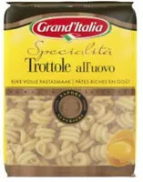Mängden socker i GRAND ITALIA trottole all/uovo pasta