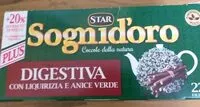 Mängden socker i Sogni d'oro