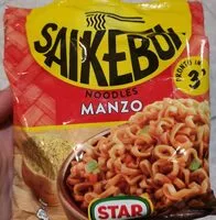 Mängden socker i Saikebon noodles manzo