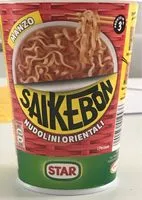 Mängden socker i Saikebon noodles manzo