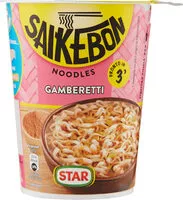Mängden socker i Saikebon noodles gamberetti