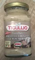 Mängden socker i Tigullio gran pesto Ricotta, Tartufo e pepe nero