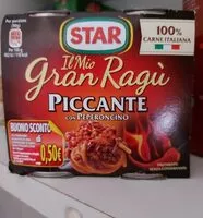Mängden socker i Gran Ragù Star piccante